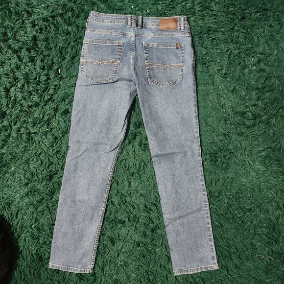 Buffalo David Bitton Jackson-X Light Wash Straight Stretch Jeans Men’s 32x32 - Picture 2 of 7